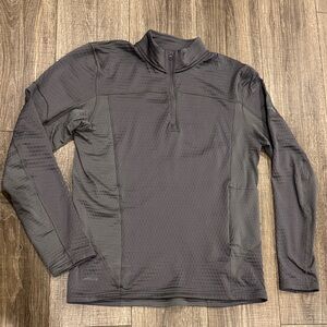 Under Armour fitted Men's Charcoal cold gear Quarter-Zip